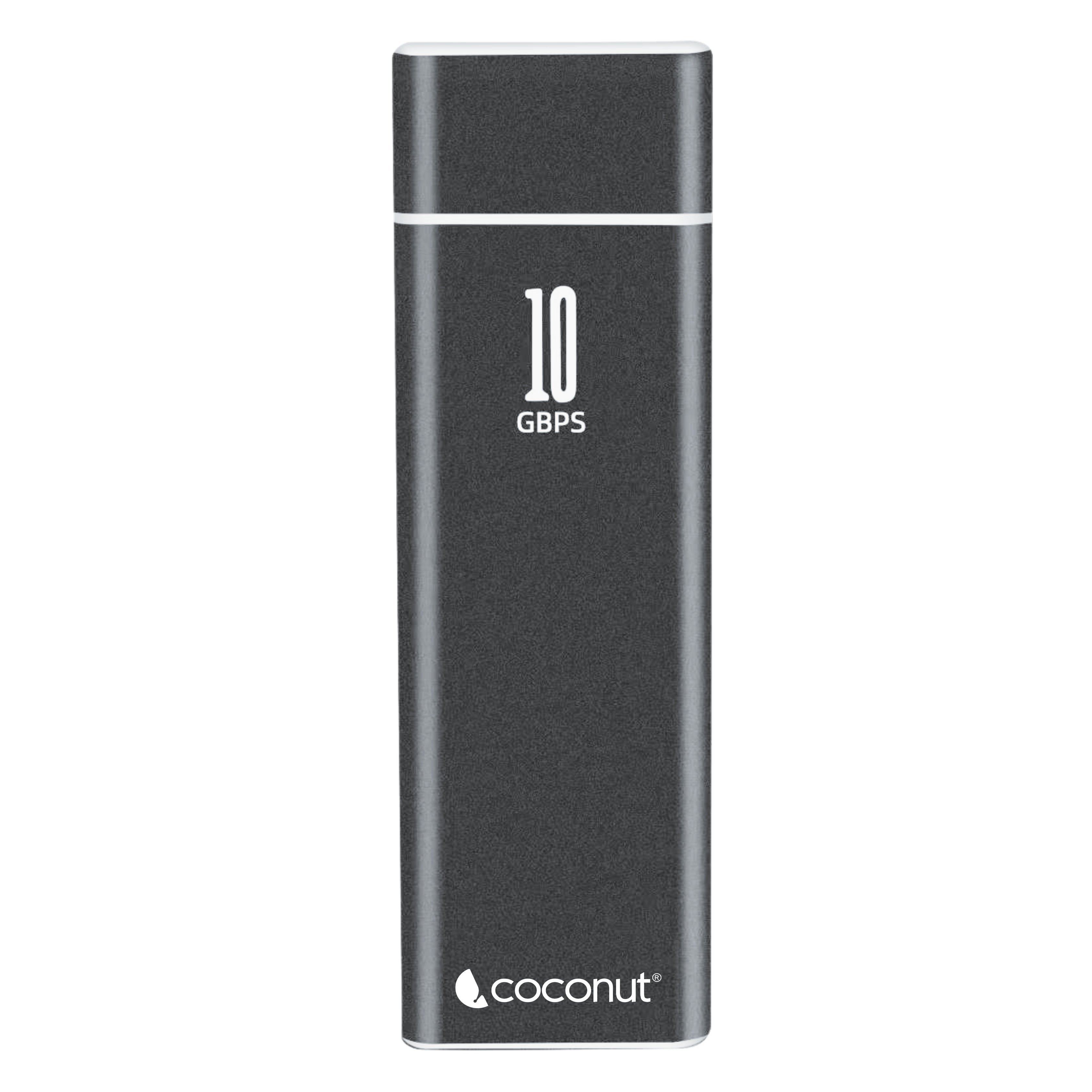 SC12 M.2/NVMe SSD case with premium metal body, USB 3.1 speeds